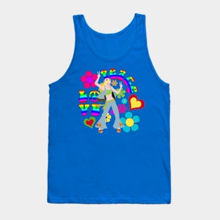 Blonde Hippy Chick Tank Top